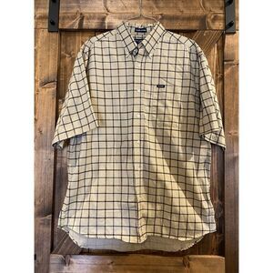 Ivey Crew‎ Classics, Button Down, Short Sleeve, Wrinkle Resistant, Size L, Shirt